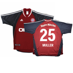 Bayern Munich 2001-02 Home Shirt (S) (Very Good) (Muller 25)_0