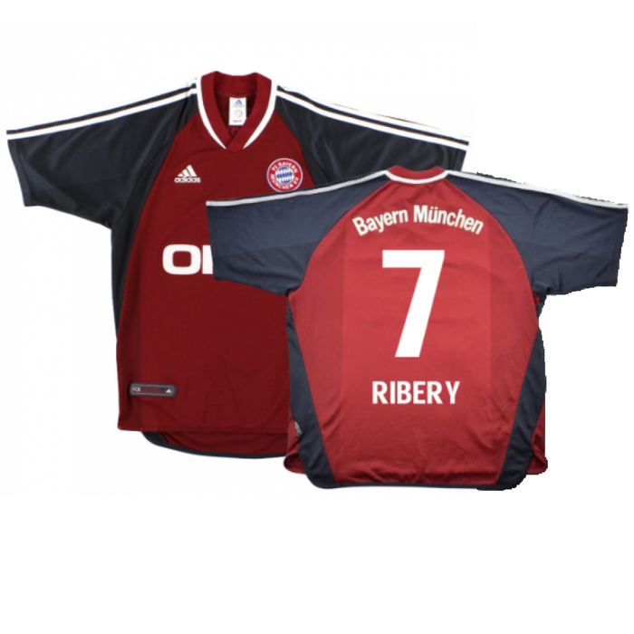 Bayern Munich 2001-02 Home Shirt (S) (Very Good) (Ribery 7)