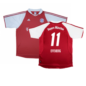 Bayern Munich 2003-04 Home Shirt (XXL) Makaay #10 (Very Good) (Effenberg 11)_0