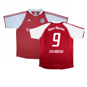 Bayern Munich 2003-04 Home Shirt (Good) (Lewandowski 9)_0