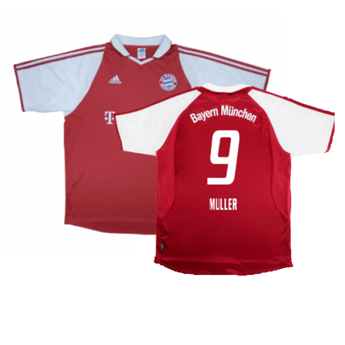 Bayern Munich 2003-04 Home Shirt (Good) (Muller 9)