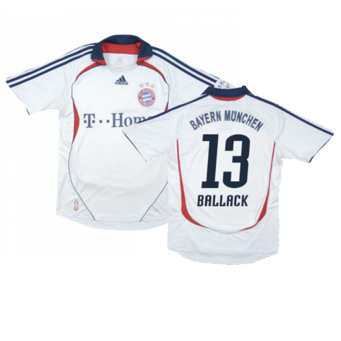 Bayern Munich 2006-08 Away Shirt (M) (Good) (Ballack 13)