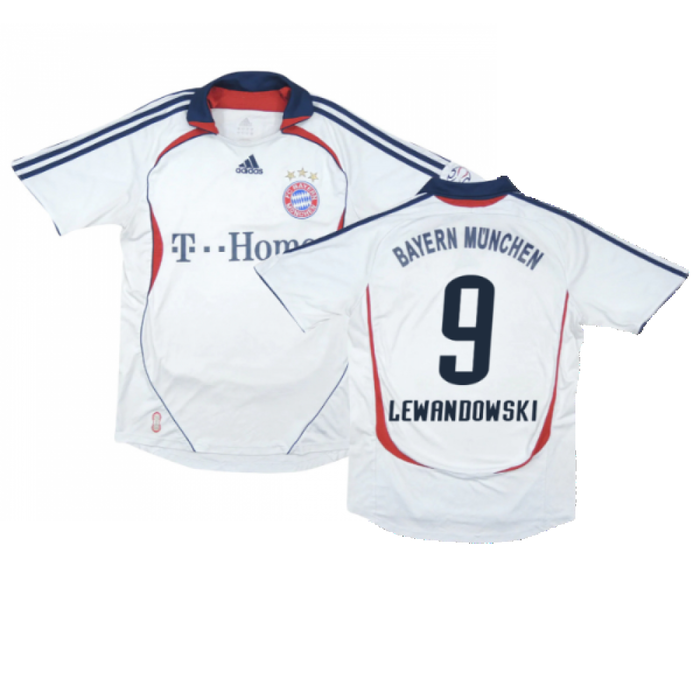 Bayern Munich 2006-08 Away Shirt (S) (Excellent) (Lewandowski 9)