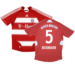 Bayern Munich 2007-09 Home Shirt (M) (Fair) (Beckenbauer 5)_0