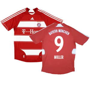 Bayern Munich 2007-09 Home Shirt (M) (Excellent) (Muller 9)_0