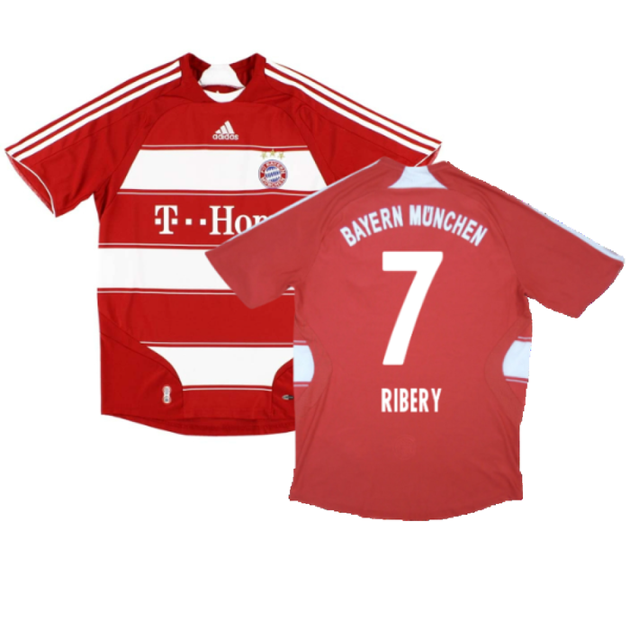 Bayern Munich 2007-08 Home Shirt (M) (Very Good) (Ribery 7)