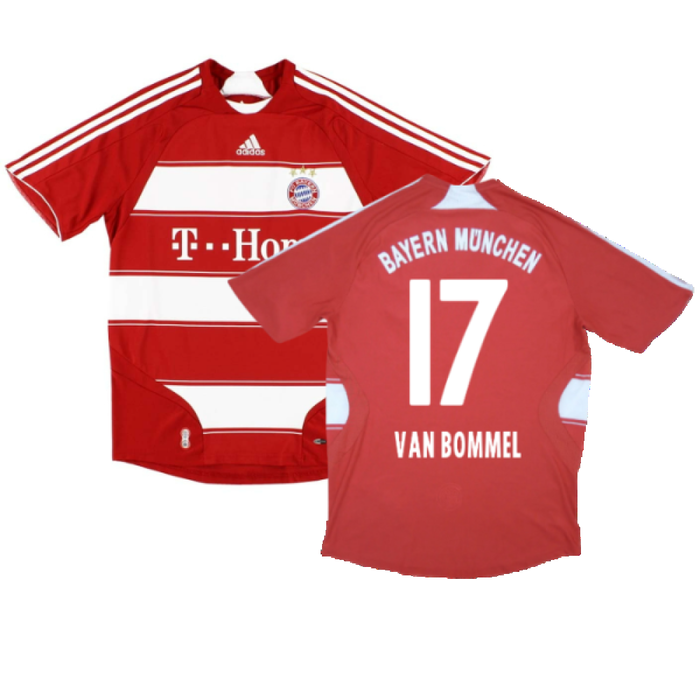 Bayern Munich 2007-08 Home Shirt (M) (Very Good) (Van Bommel 17)