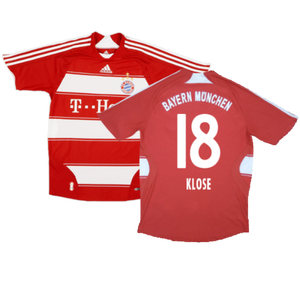 Bayern Munich 2007-09 Home Shirt (XL Boys) Schweinsteiger #31 (Good) (Klose 18)_0