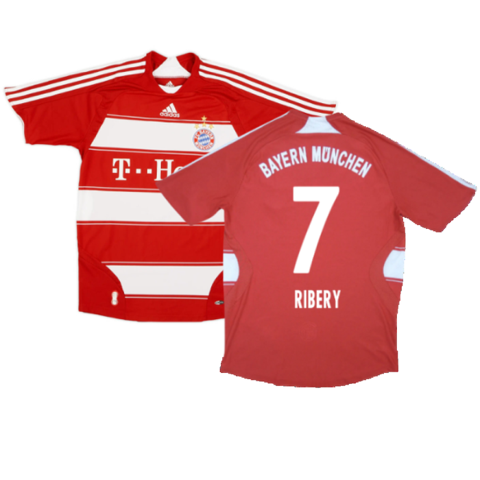 Bayern Munich 2007-09 Home Shirt (XL Boys) Schweinsteiger #31 (Good) (Ribery 7)