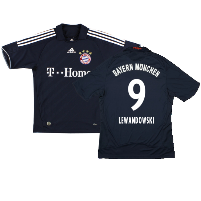 Bayern Munich 2008-09 Away Shirt (Van Bommel #17) (M) (Very Good) (Lewandowski 9)