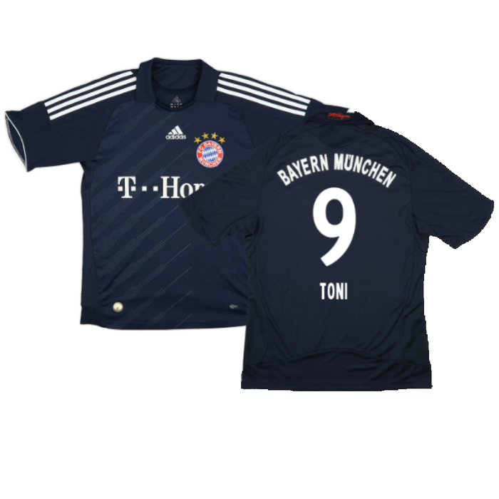 Bayern Munich 2008-10 Away Shirt (L) (Mint) (Toni 9)