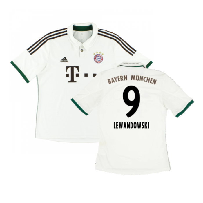 Bayern Munich 2013-14 Away Shirt (L) (Very Good) (Lewandowski 9)