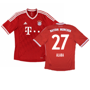 Bayern Munich 2013-14 Home Shirt (Excellent) (Alaba 27)_0