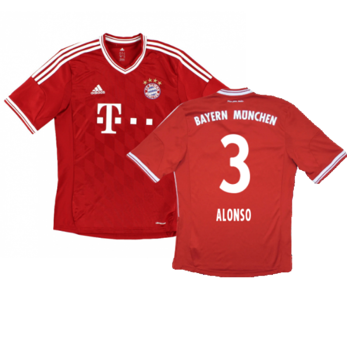 Bayern Munich 2013-14 Home Shirt (S) (Excellent) (Alonso 3)