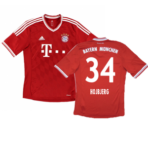 Bayern Munich 2013-14 Home Shirt (S) (Excellent) (Hojbjerg 34)_0