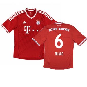 Bayern Munich 2013-14 Home Shirt (S) (Excellent) (Thiago 6)_0