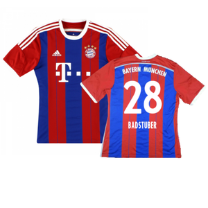 Bayern Munich 2014-15 Home Shirt (S) (Excellent) (Badstuber 28)_0