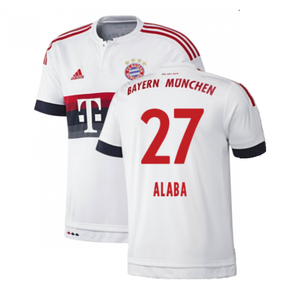 Bayern Munich 2015-16 Away Shirt (2XL) (Good) (Alaba 27)_0