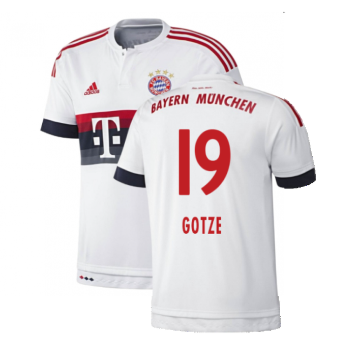 Bayern Munich 2015-16 Away Shirt (2XL) (Good) (Gotze 19)