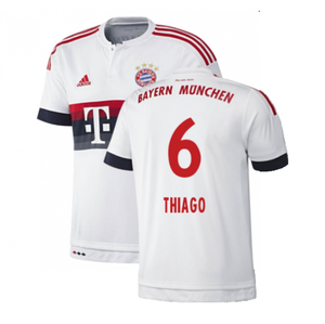 Bayern Munich 2015-16 Away Shirt (2XL) (Good) (Thiago 6)_0