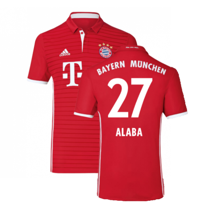 Bayern Munich 2016-17 Home Shirt (Excellent) (Alaba 27)