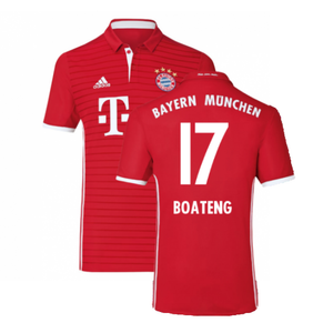 Bayern Munich 2016-17 Home Shirt (Excellent) (Boateng 17)_0