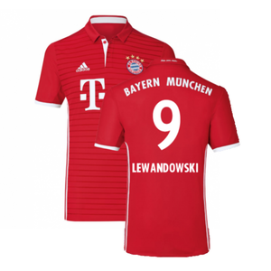 Bayern Munich 2016-17 Home Shirt (Excellent) (Lewandowski 9)_0