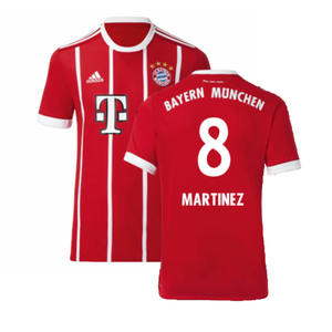 Bayern Munich 2017-18 Home Shirt (Excellent) (Martinez 8)_0