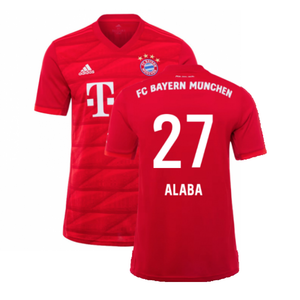 Bayern Munich 2019-20 Home Shirt (Mint) (ALABA 27)_0