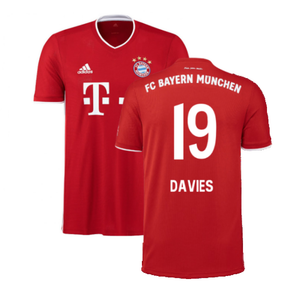 Bayern Munich 2020-21 Home Shirt (L) (Mint) (DAVIES 19)_0