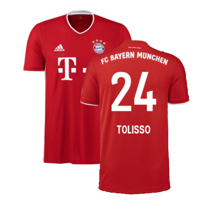 Bayern Munich 2020-21 Home Shirt (L) (Mint) (TOLISSO 24)