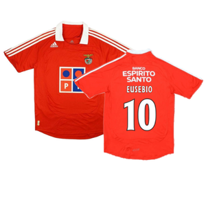 Benfica 2007-2008 Home Shirt (L) (Excellent) (EUSEBIO 10)_0