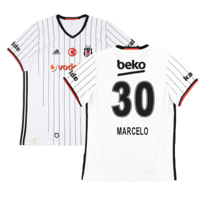 Besiktas 2016-17 Home Shirt (S) (Very Good) (Marcelo 30)