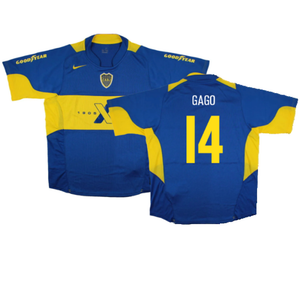 Boca Juniors 2005-06 Home Shirt (L) (Excellent) (Gago 14)_0