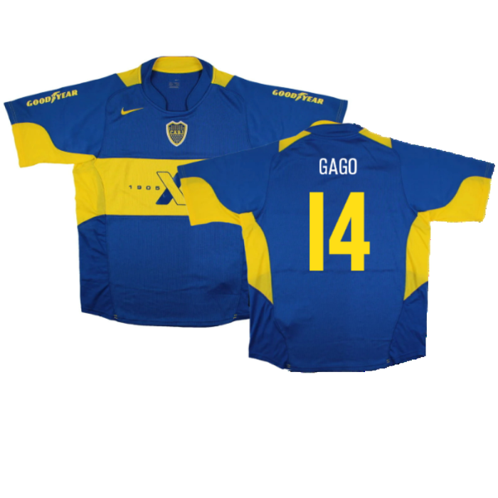 Boca Juniors 2005-06 Home Shirt (L) (Excellent) (Gago 14)