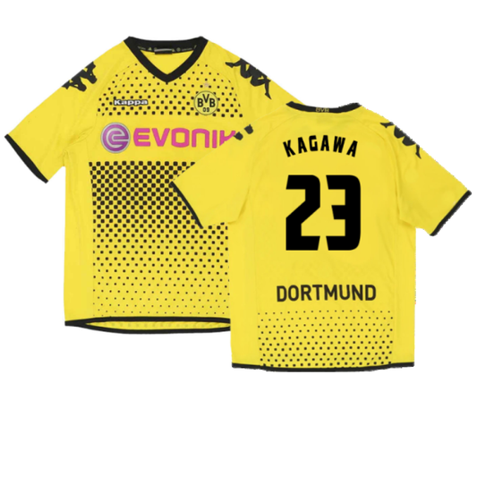 Borussia Dortmund 2011-12 Home Shirt (L) (Very Good) (Kagawa 23)_0