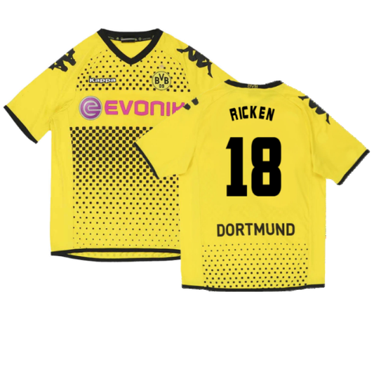 Borussia Dortmund 2011-12 Home Shirt (L) (Very Good) (Ricken 18)_0