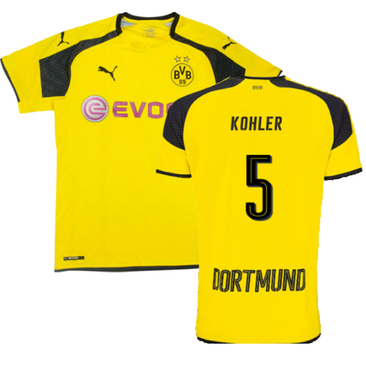 Borussia Dortmund 2016-17 Champions League Home Shirt (Excellent) (Kohler 5)_0
