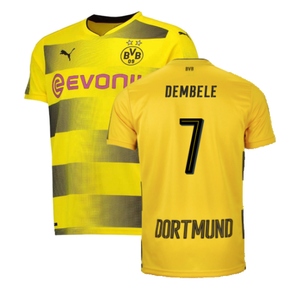 Borussia Dortmund 2017-18 Home Shirt (S) (Very Good) (Dembele 7)_0