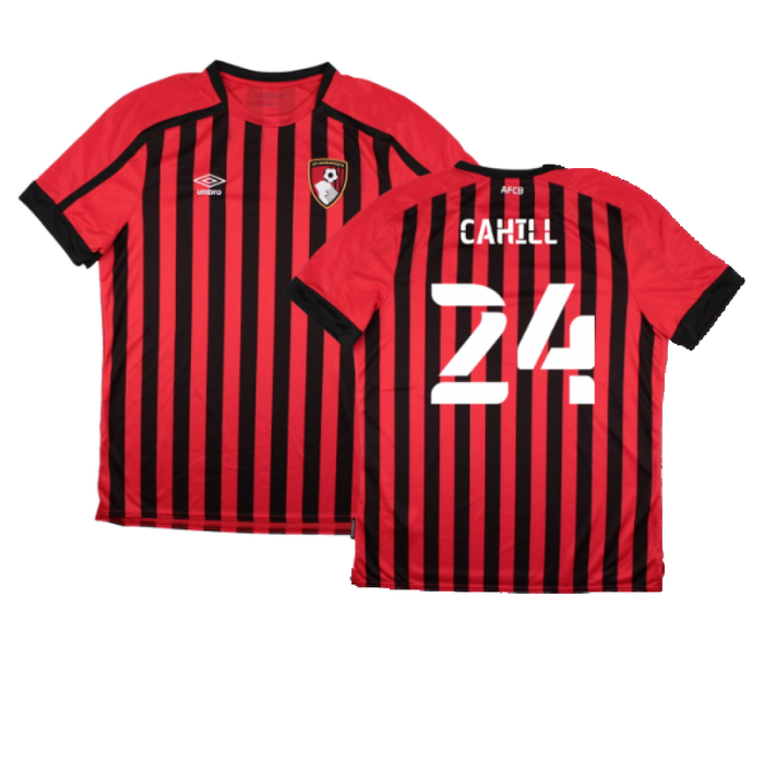 Bourenmouth 2021-22 Home Shirt (Sponsorless) (XL) (Very Good) (Cahill 24)