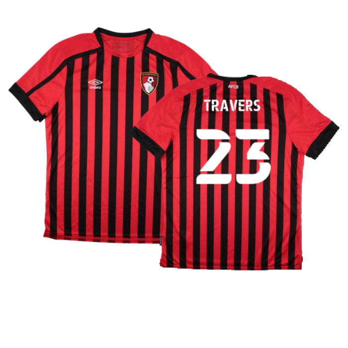 Bourenmouth 2021-22 Home Shirt (Sponsorless) (XL) (Very Good) (Travers 23)