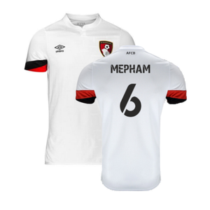 Bournemouth 2021-22 Away Shirt (Sponsorless) (XXL) (Mepham 6) (Excellent)_0