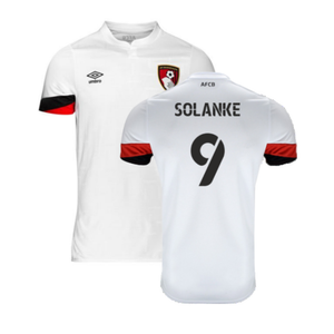 Bournemouth 2021-22 Away Shirt (Sponsorless) (XXL) (Solanke 9) (Excellent)_0