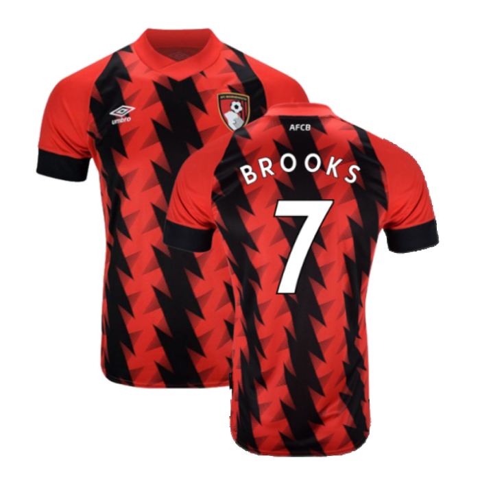 Bournemouth 2022-23 Home Shirt (Sponsorless) (XL) (BROOKS 7) (Very Good)