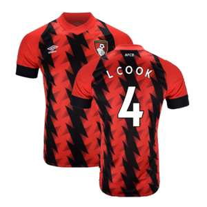 Bournemouth 2022-23 Home Shirt (Sponsorless) (XXL) (L COOK 4) (Mint)_0