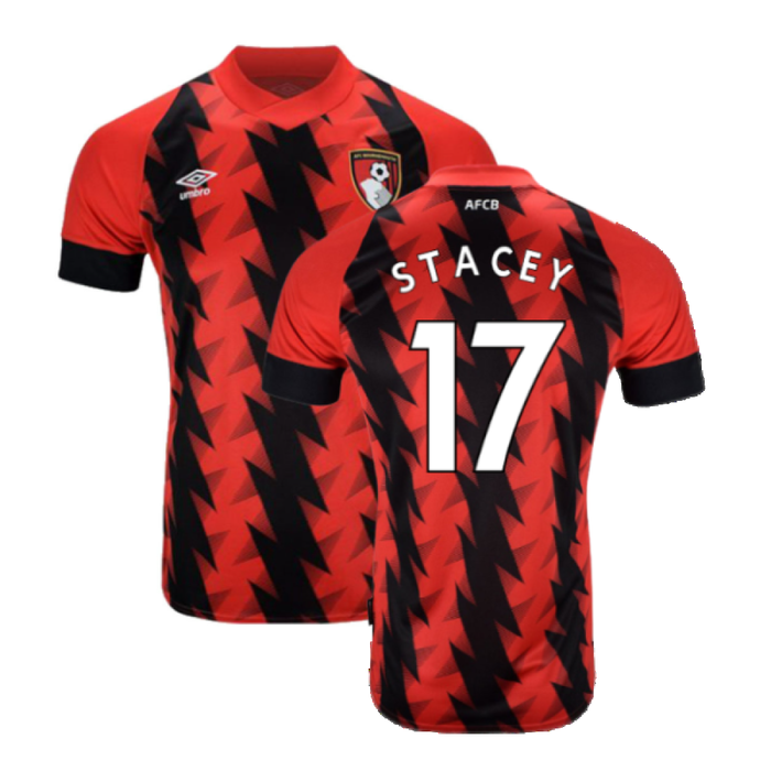 Bournemouth 2022-23 Home Shirt (Sponsorless) (XXL) (STACEY 17) (Mint)