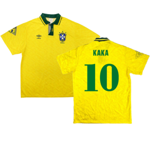 Brazil 1991-93 Home Shirt (S) (Good) (Kaka 10)_0