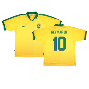 Brazil 1997-98 Home Shirt (XL) (Very Good) (NEYMAR JR 10)_0