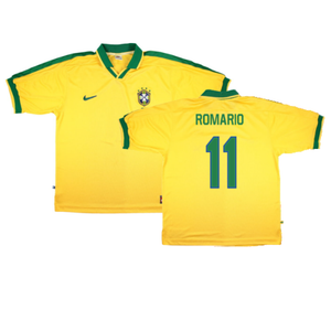 Brazil 1997-98 Home Shirt (XL) (Very Good) (Romario 11)_0