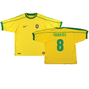 Brazil 1998-00 Home Shirt (Excellent) (SOCRATES 8)_0